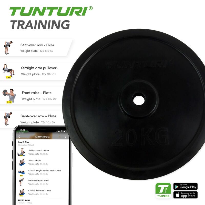 Discos 20kg Fundicion 30mm - Gamelan Fitness