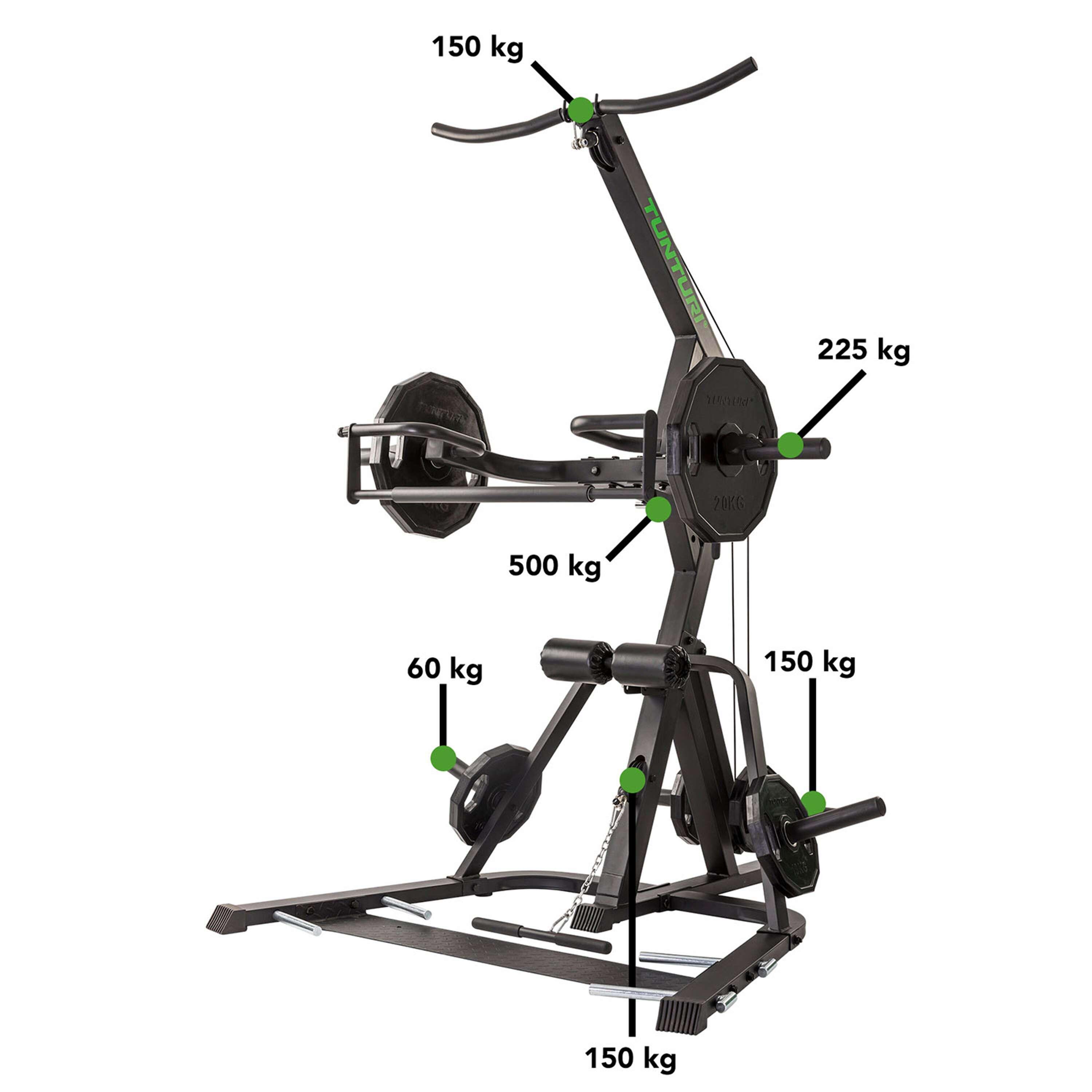 Kraftstation WT85 - Lat Pully Station - Fitnessstation - Hanteltraining 4/7