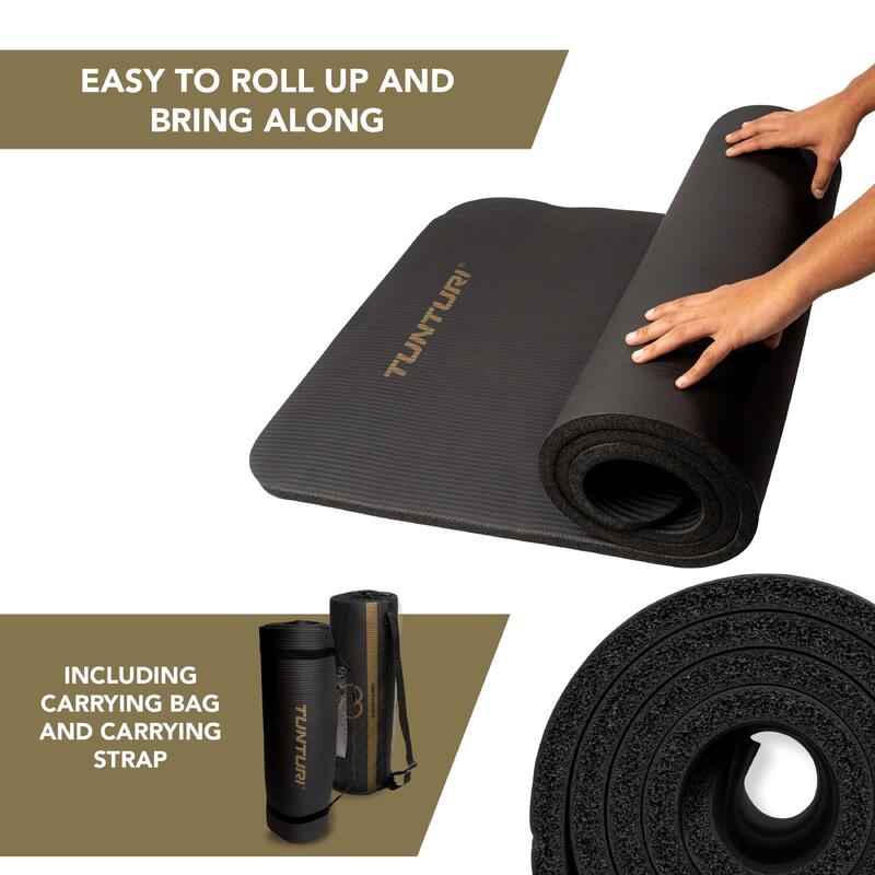 Tapis de gymnastique - Tapis de fitness extra épais - Antidérapant - Tapis de