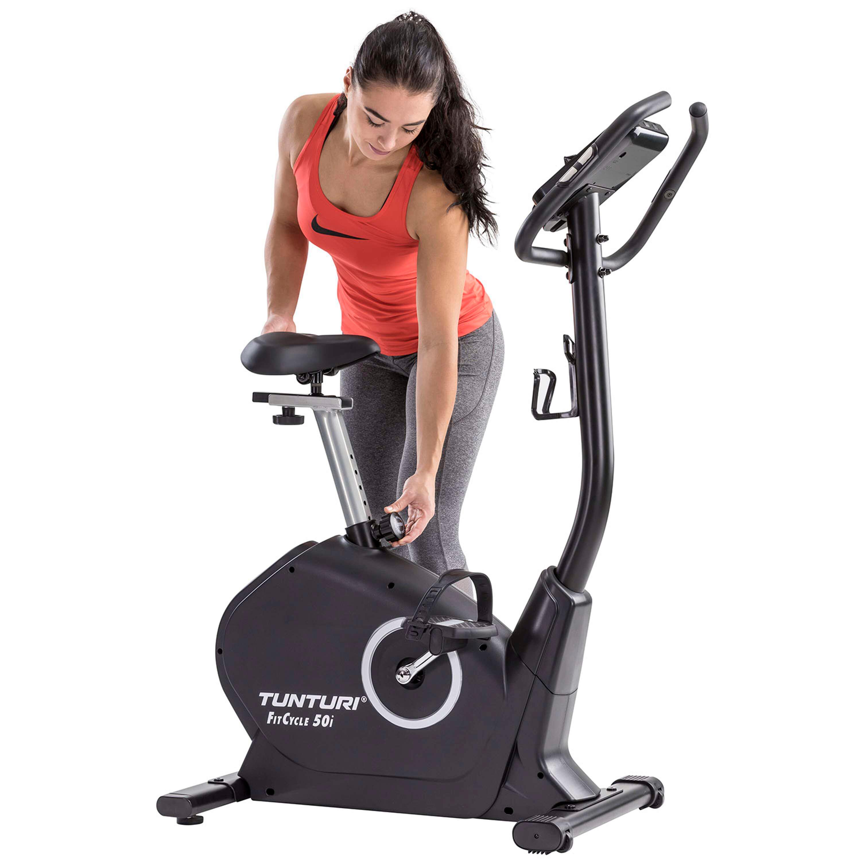 Hometrainer - Ergometer -  150 kg Gebruikersgewicht - LCD Display - FitCycle 50i 6/7