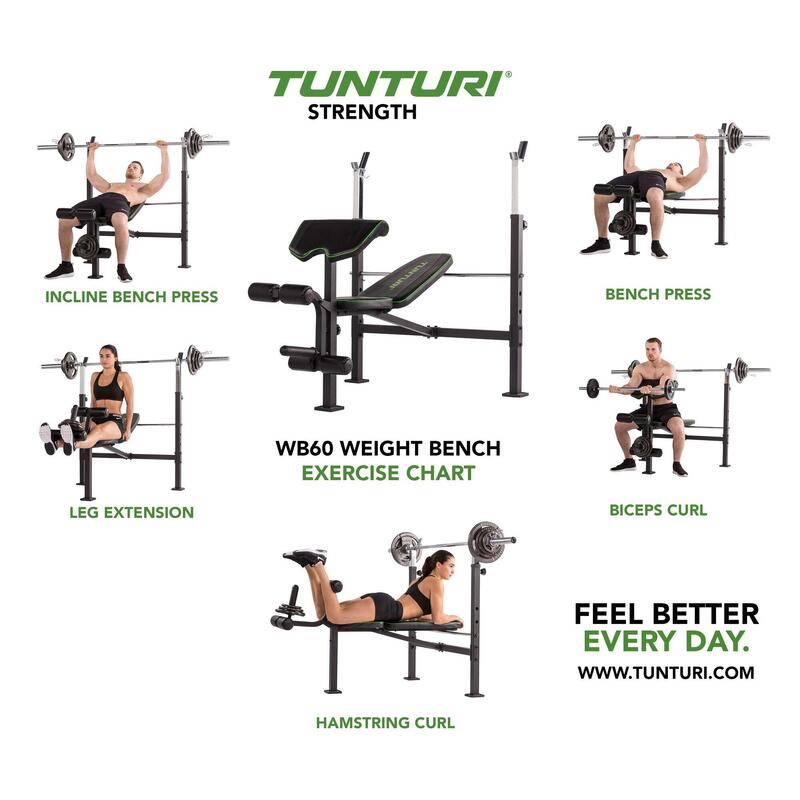 Banc de musculation olympique Tunturi WB60