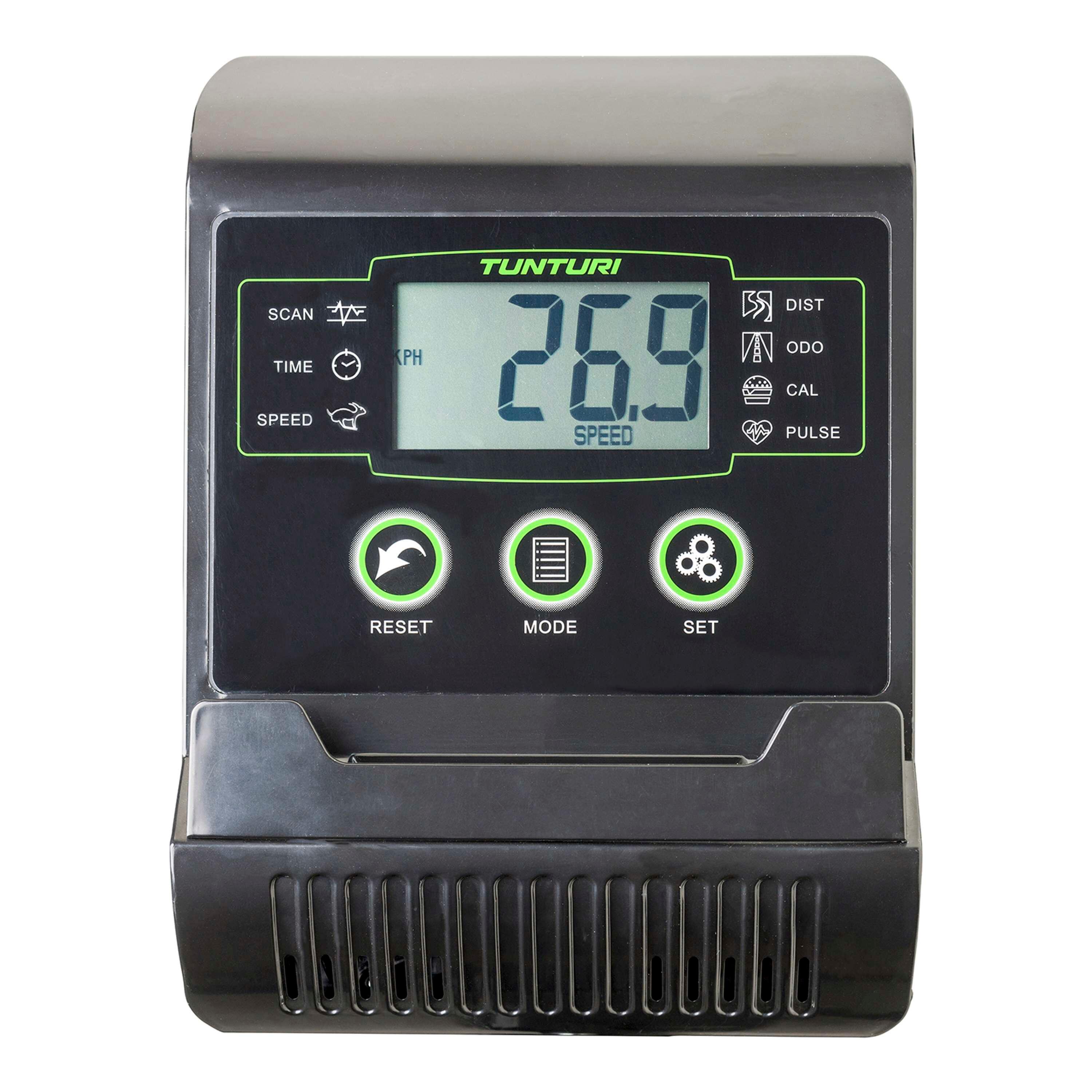 Hometrainer - Lage instap - 8 weerstanden - Transportwielen - Cardio Fit B40 6/8