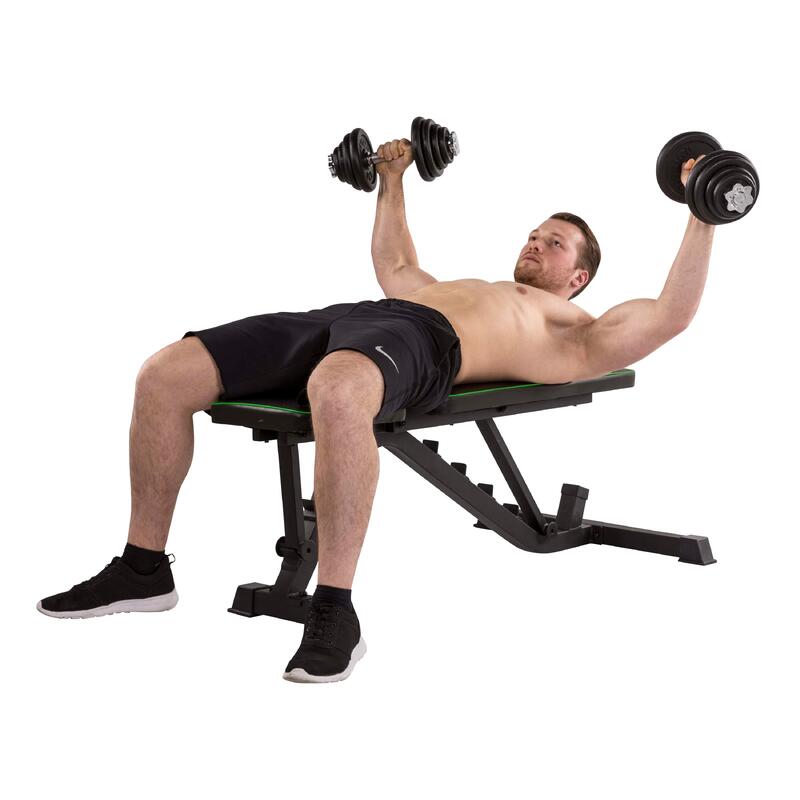 Tunturi banc de musculation multi réglable banc incliné UB40