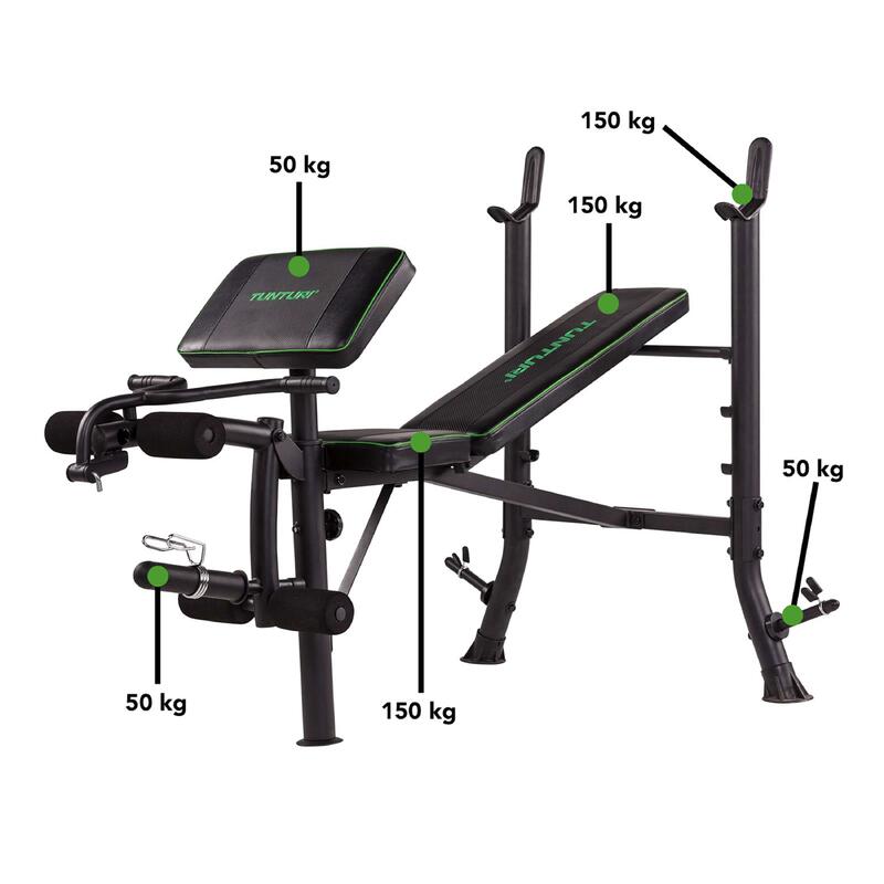 BANCO DE PESAS WB40 COMPACT WIDTH WEIGHT BENCH TUNTURI