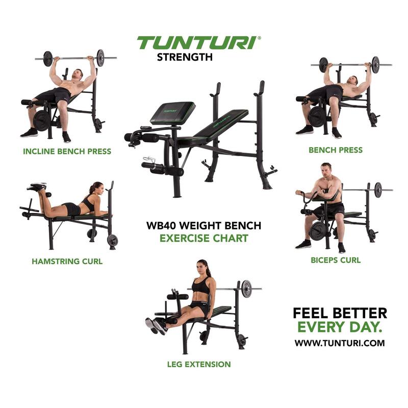 Banc de musculation Tunturi WB40