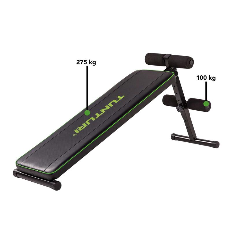 Tunturi Bauchtrainer Sit-Up Bank AB20 Schwarz