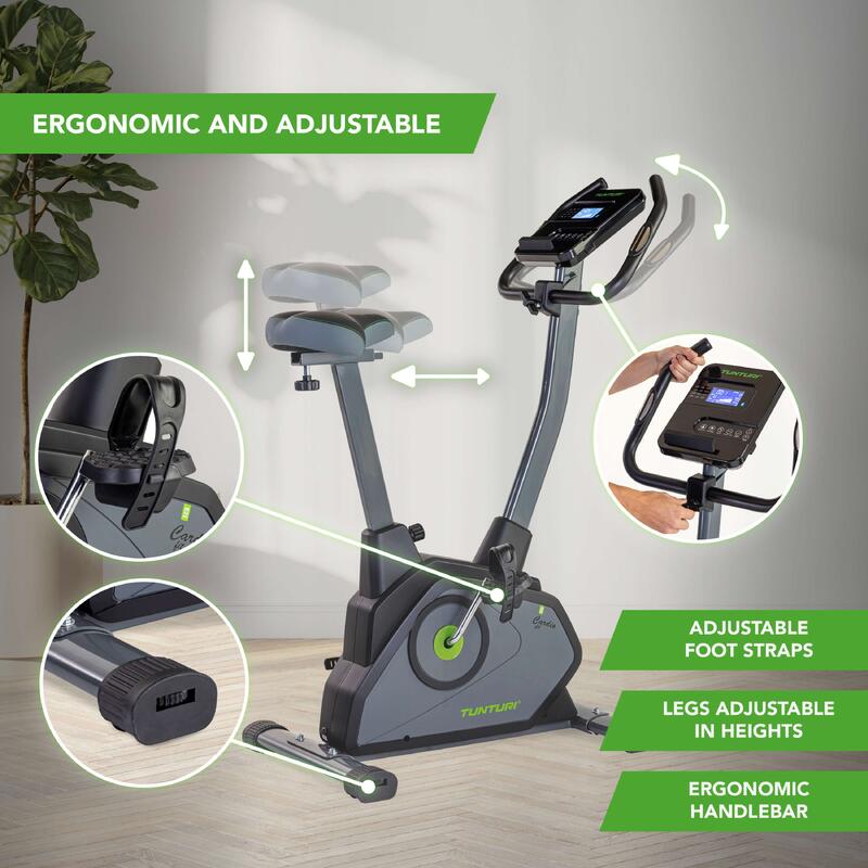 Cyclette - Ergometro - 12 programmi di allenamento - Cardio Fit E35