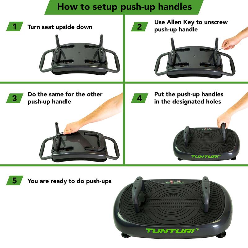 Platforma wibracyjna do ćwiczeń Tunturi Cardio Fit Vibration Plate V10
