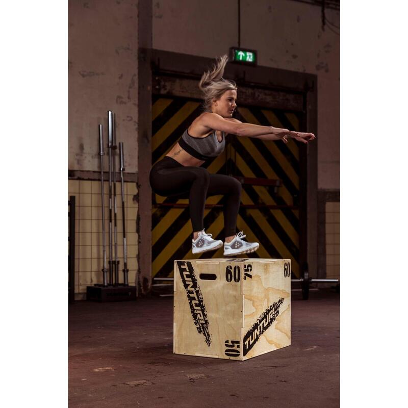 Plyo Box voor krachttraining - Houten fitness kist - Box jump - 3 hoogtes
