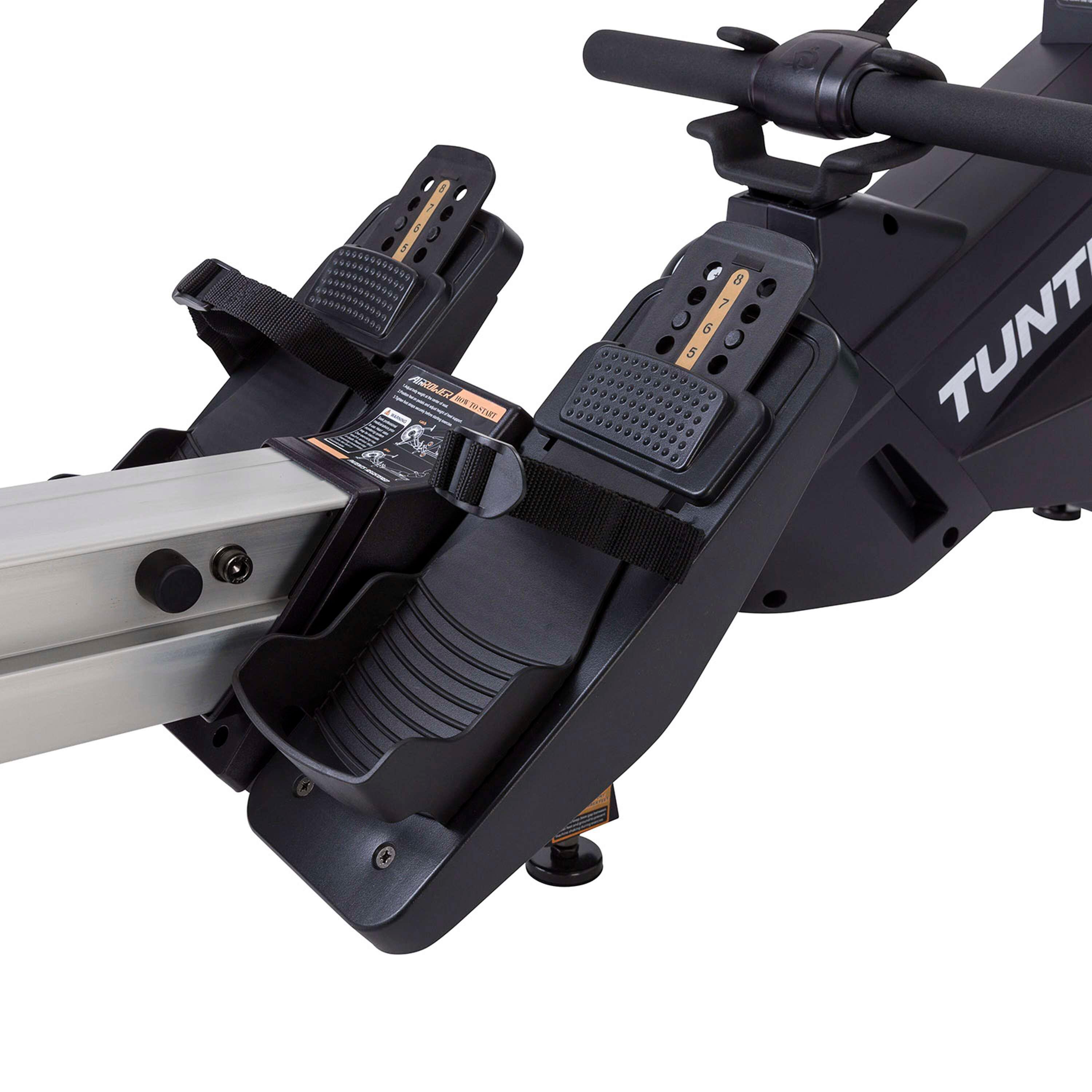 Tunturi Platinum PRO Air Rower Rudergerät Schwarz 6/7
