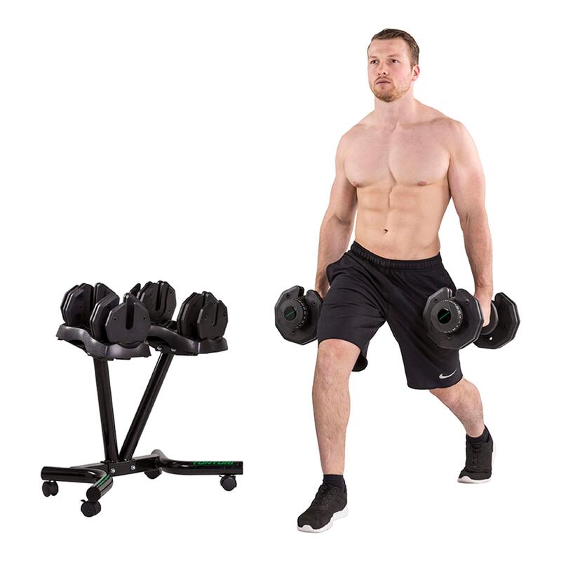 Verstelbare Dumbbell - 2 tot 25kg - Enkele Halter - Selector Dumbbell