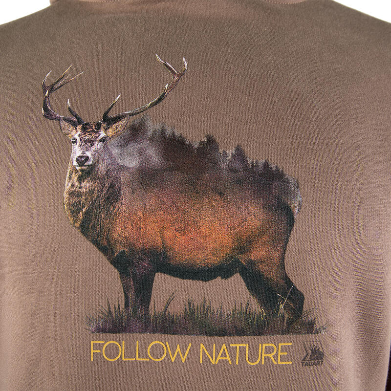 Bluza myśliwska Tagart FNS Deer Brown nadruk z jeleniem