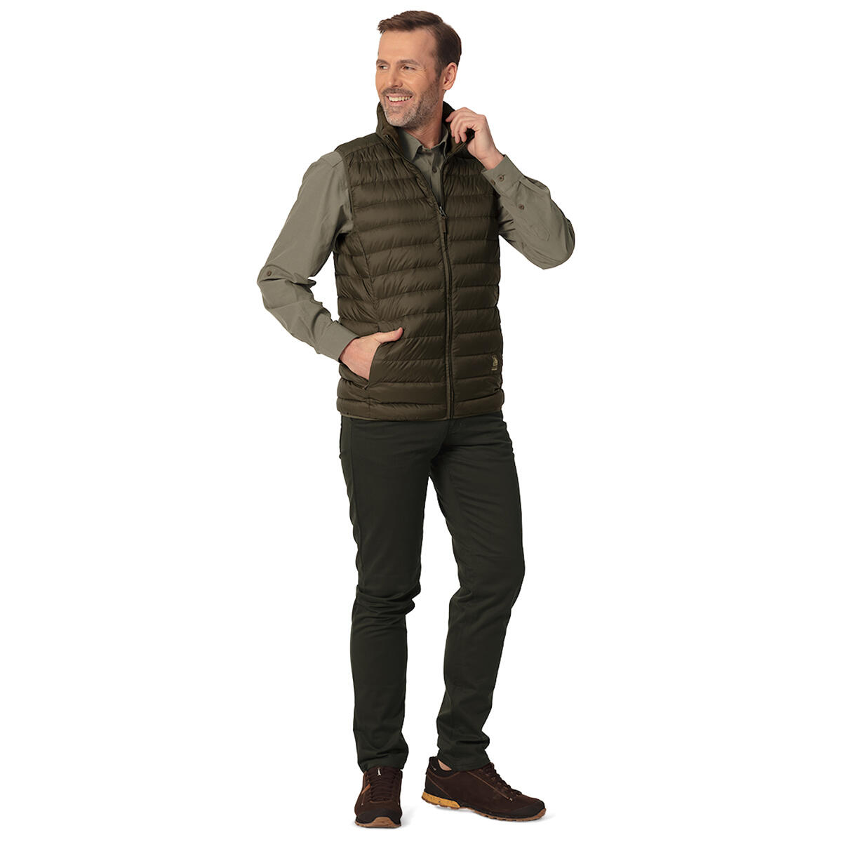 Gilet de chasse matelassé avec duvet 700 cuin - Homme 4/6