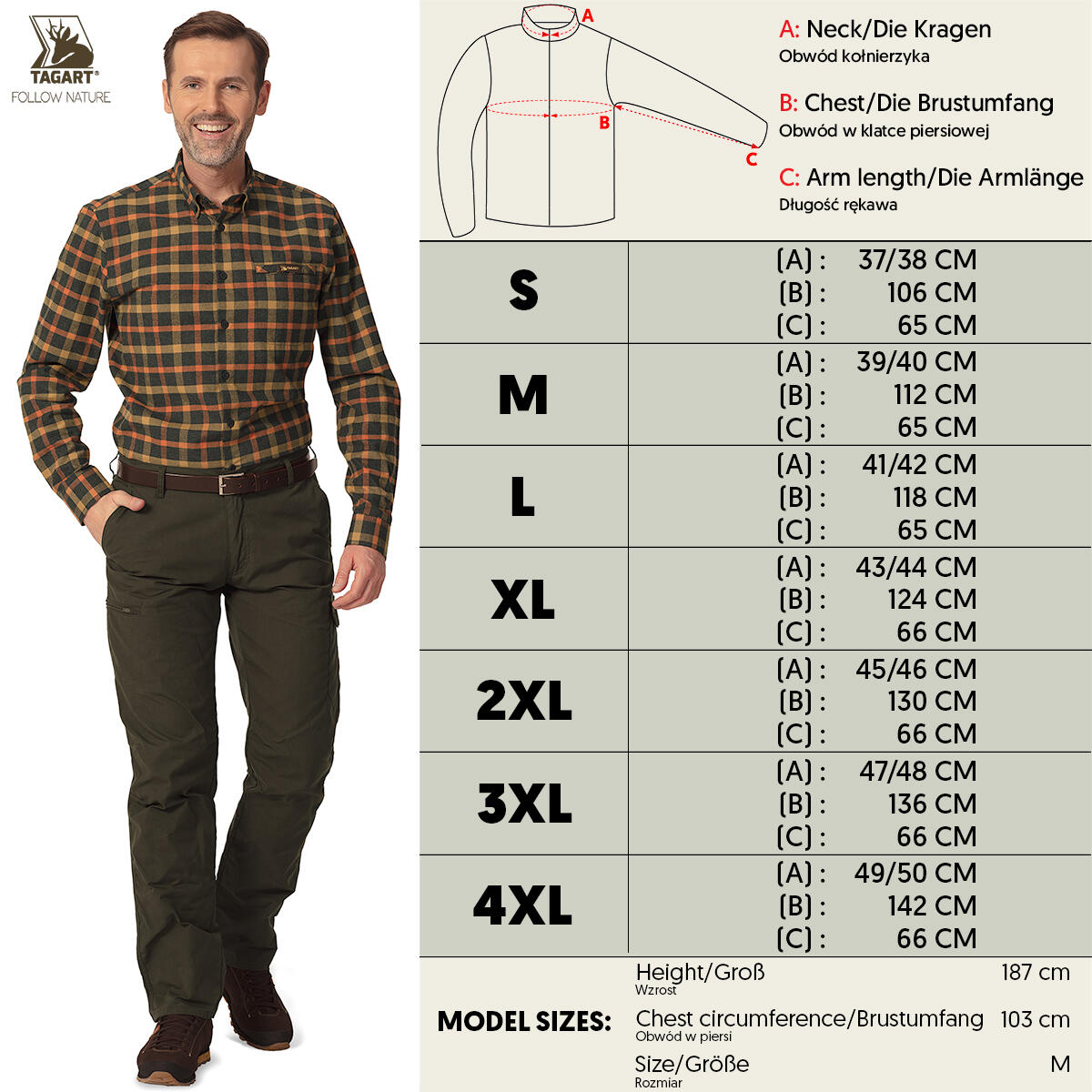 Chemise de chasse Sandvik en flanelle pour homme, 100% coton 2/6
