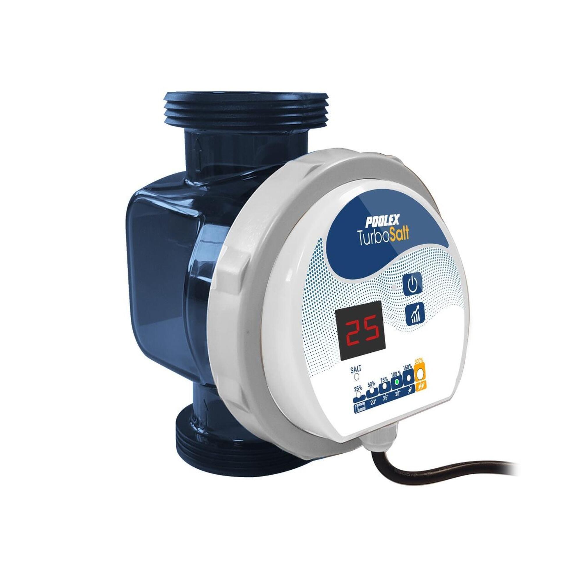 Electrólise de sal para piscina até 30m3 - Poolex Turbo Sal