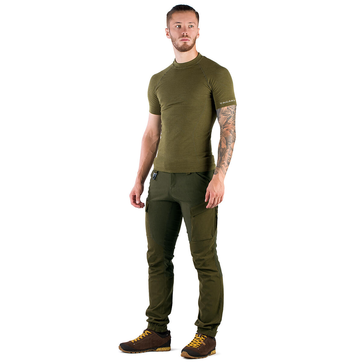 T-shirt thermoactif pour homme Tagart Greenland en laine mérinos 3/5