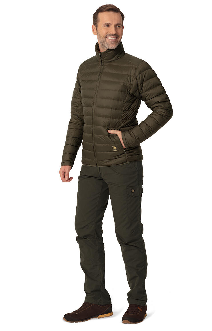La veste en duvet Wave 4 de couleur olive pour hommes 4/5