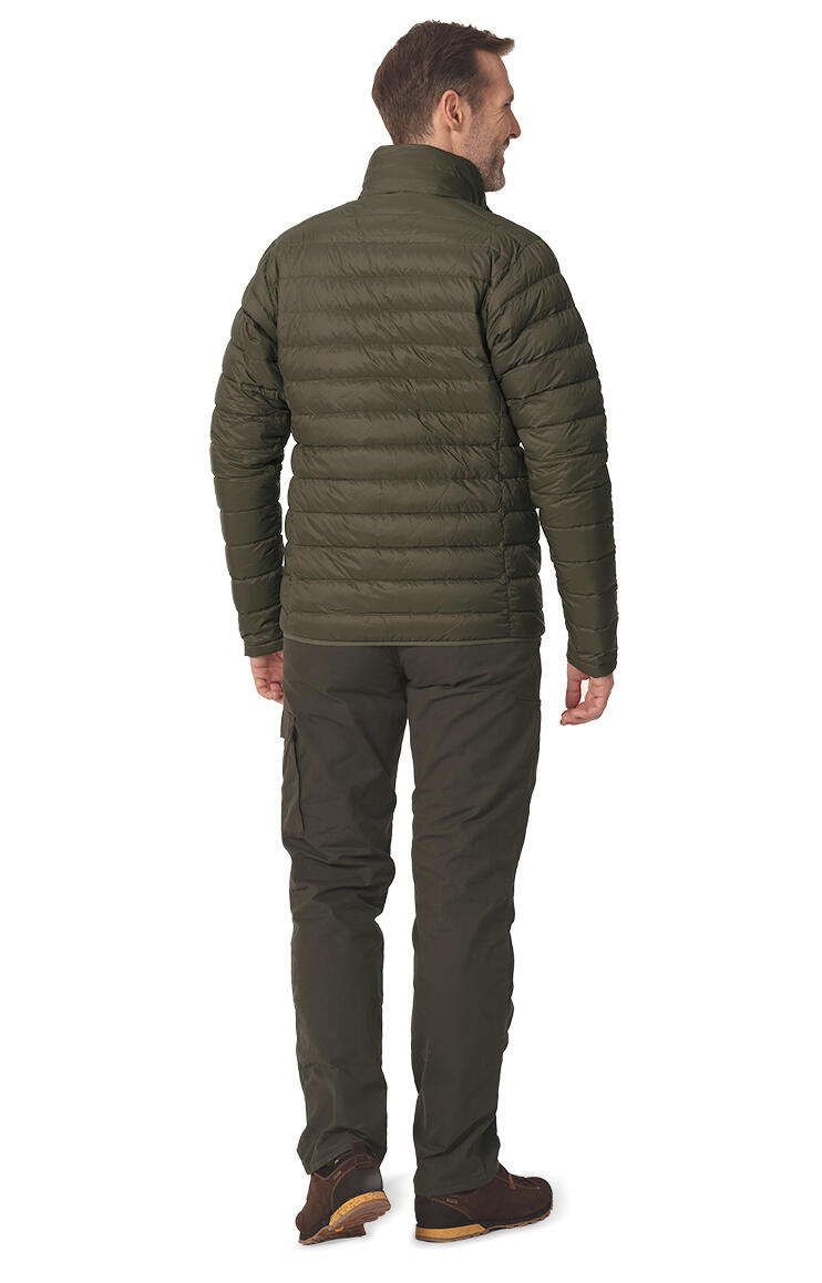La veste en duvet Wave 4 de couleur olive pour hommes 5/5