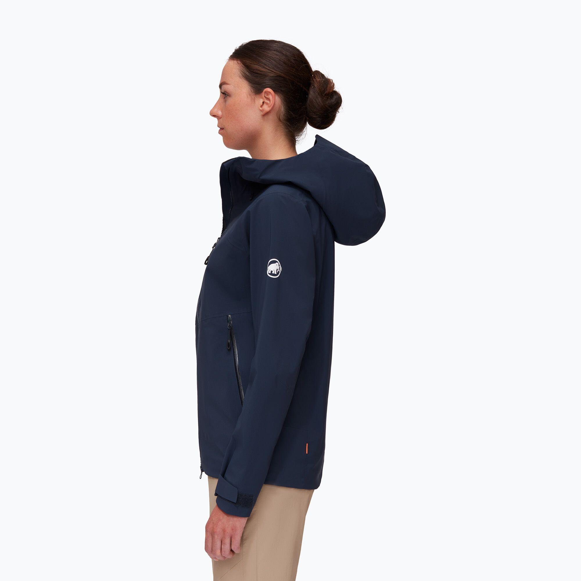 Chaqueta de lluvia para mujeres Mammut Alto guía HS encapuchado 3/5