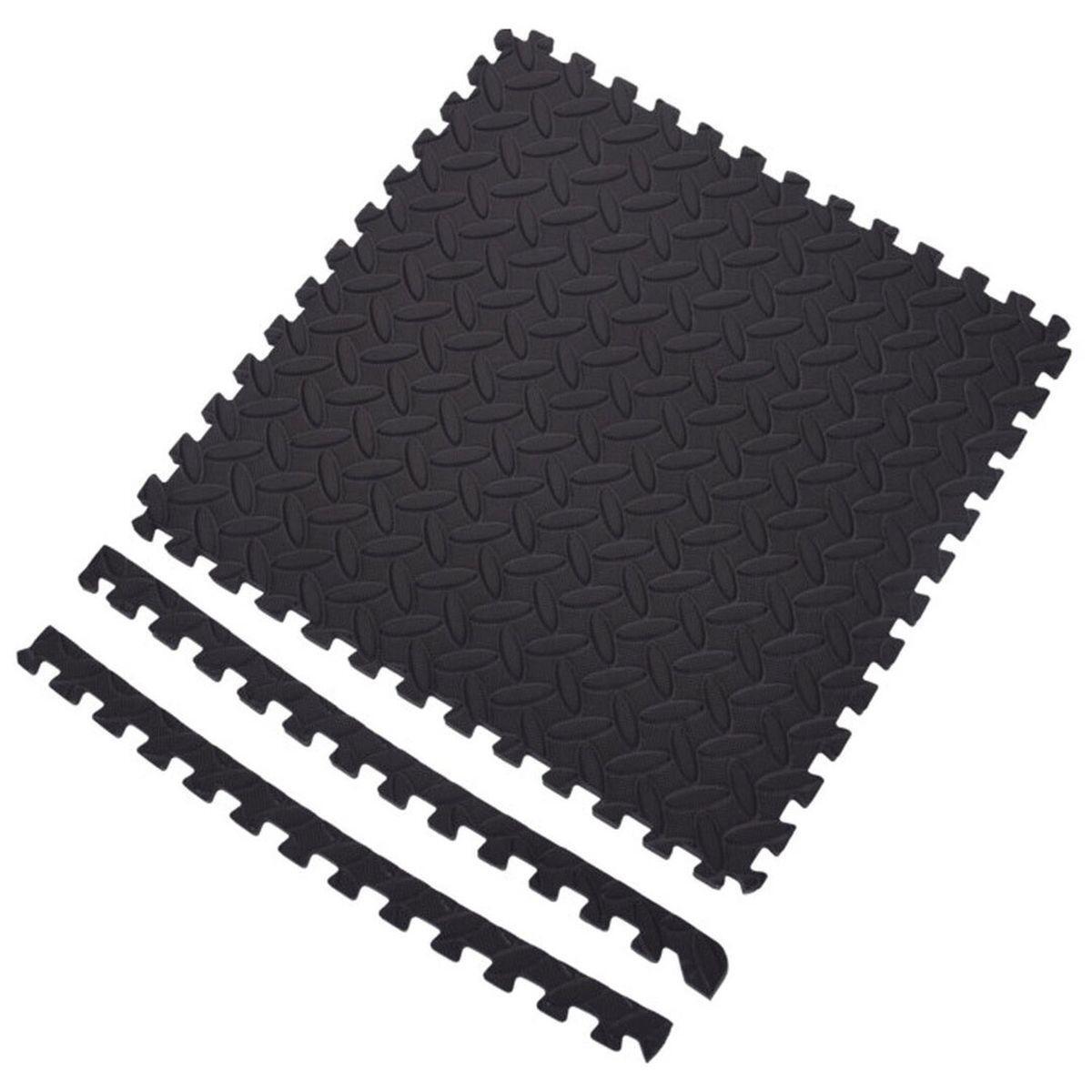 Tapis de protection sol Free and Easy EVA 6 pièces gris 38x38 cm 3/7
