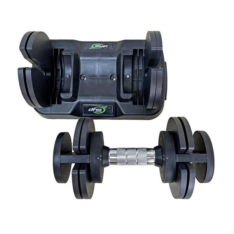 Gantera Reglabila Dhs 5016 - 12.5 Kg, Negru