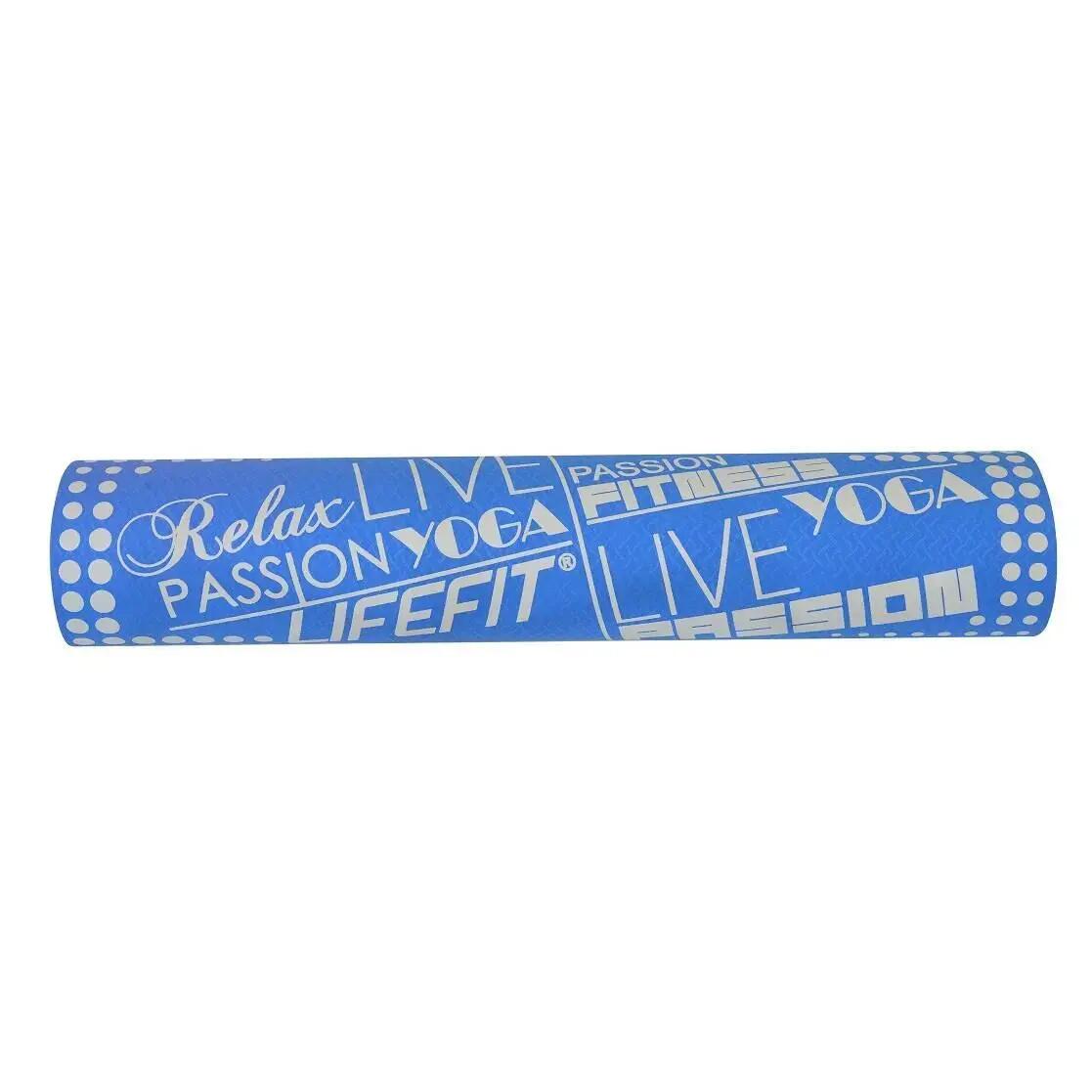 Saltea Yoga Tpe - 186 x 61 x 0.4 Cm, Albastru 2/3