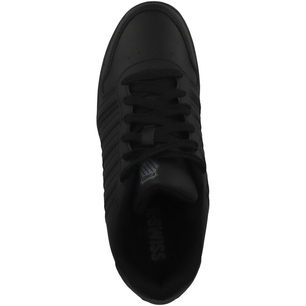 K-SWISS Court Palisades men’s leather sneakers in black