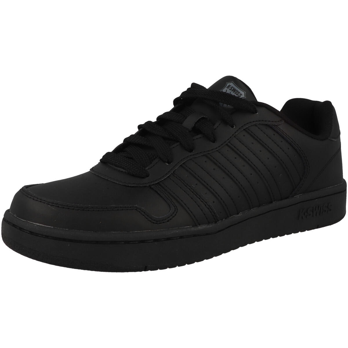 K-Swiss Mens Trainers Court Palisades Leather Lace Up black UK Size 13