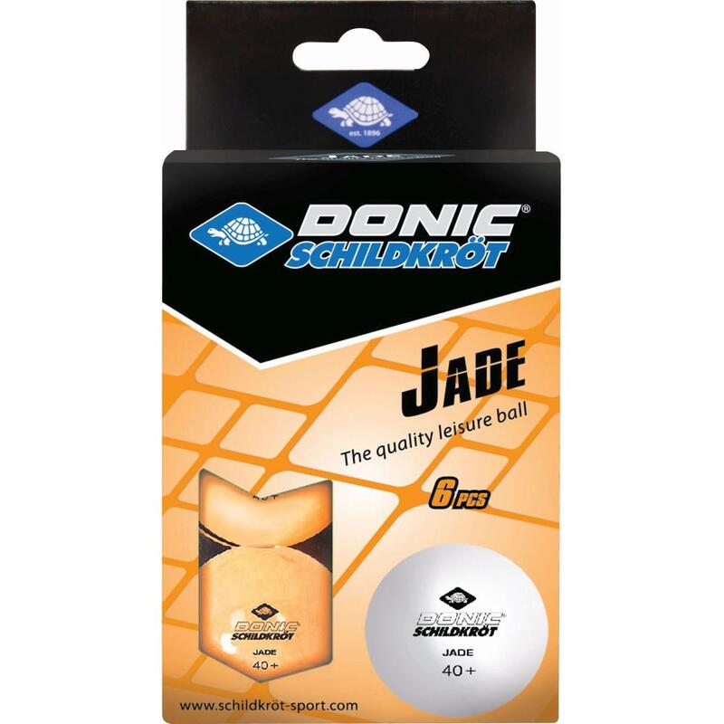 Donic Tischtennisbälle Jade Poly 40+ 6 Stück orange