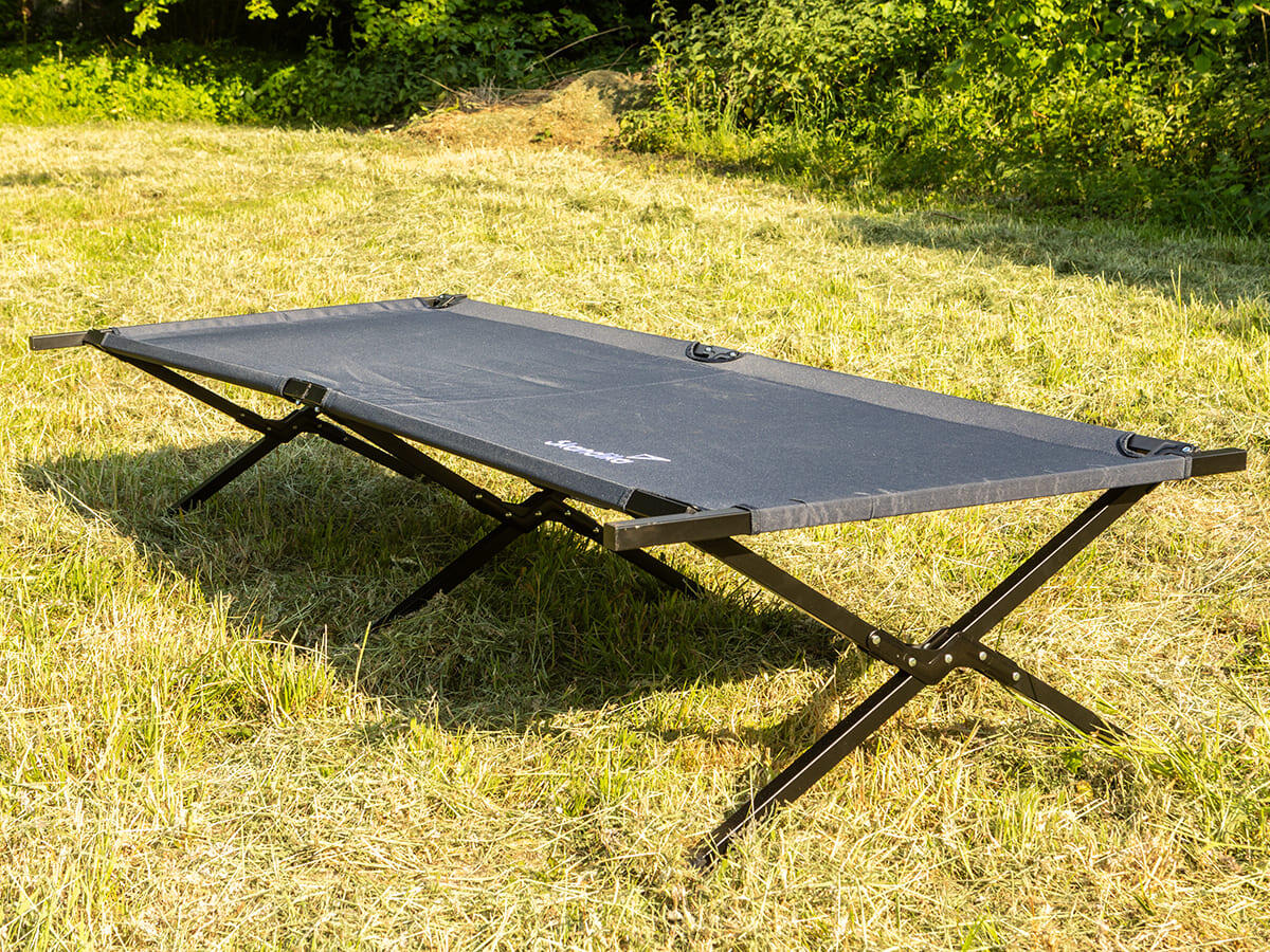 Campingliege Mutenia - Klappbare Sonnenliege mit Organizer-Tasche - max.200 kg 3/8