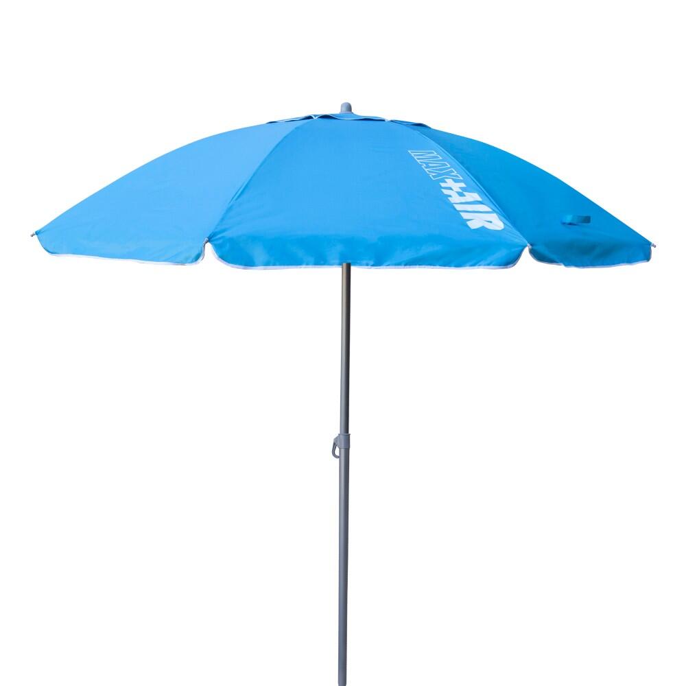 Aktive Parapluie de plage coupe-vent 8 mâts 200 cm bleu 7/7