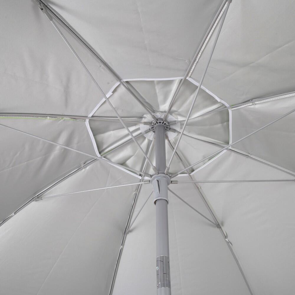 Aktive Parapluie de plage coupe-vent 8 mâts 200 cm bleu 3/7