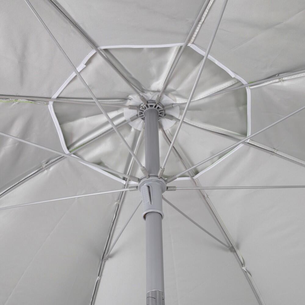 Aktive Parasol de plage avec 8 tiges 180 cm corail 3/7