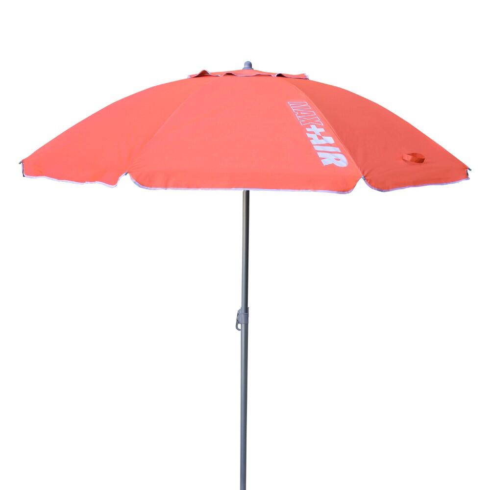 Aktive Parapluie de plage coupe-vent 8 mâts 200 cm corail 7/7