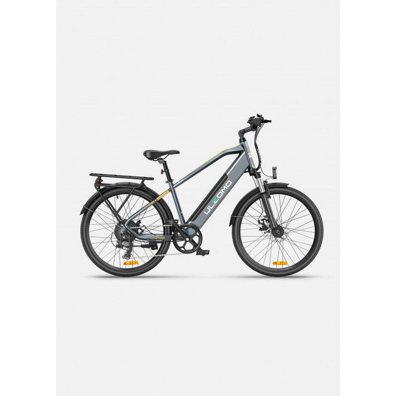 Bicicleta electrica Ulzomo Metro 26 E-bike, Gray.