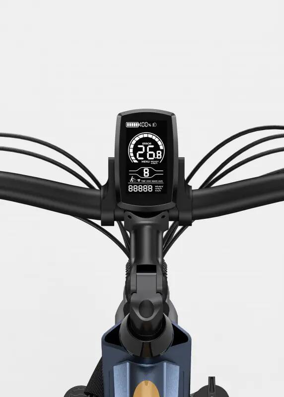 Bicicleta electrica Ulzomo Metro 26 E-bike, Gray. 4/6