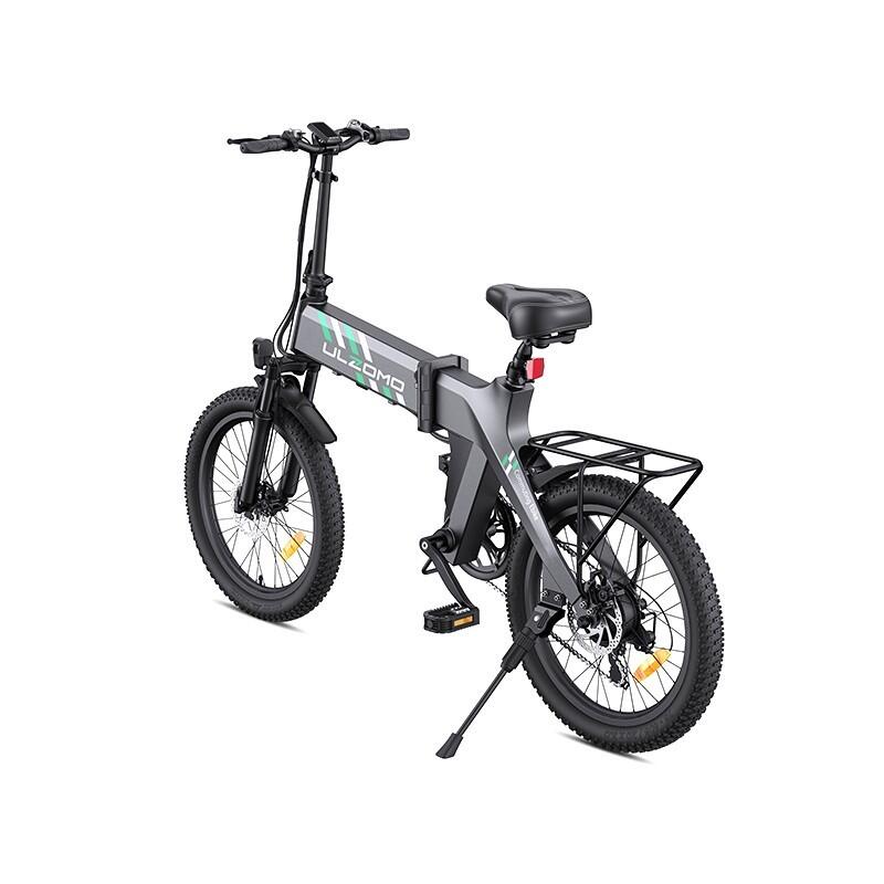 Bicicleta electrica pliabila Ulzomo Ridge 20 E-bike, Grey