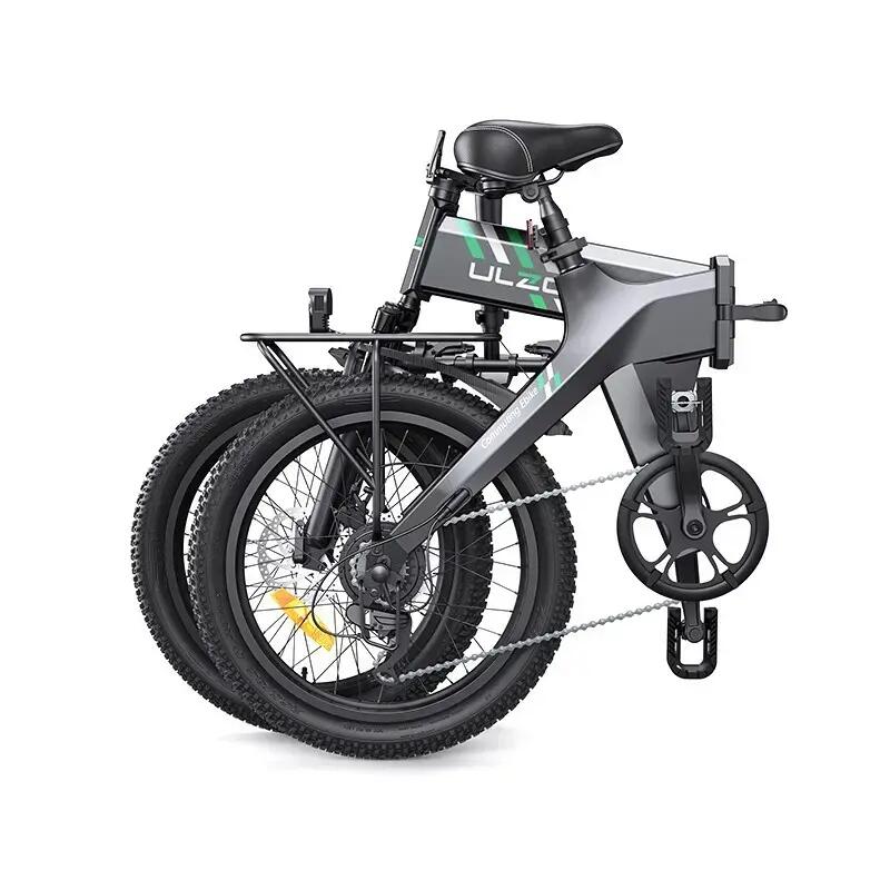 Bicicleta electrica pliabila Ulzomo Ridge 20 E-bike, Grey 5/6