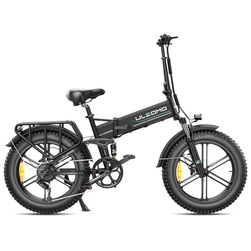 Bicicleta electrica  Ulzomo Dunes 20 E-bike, 750W, 48V 16Ah, Black, 20.