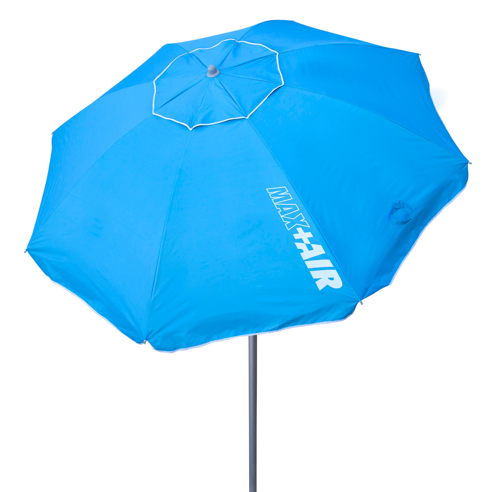 AKTIVE Aktive Ombrellone da spiaggia antivento con 8 stecche, 200 cm, blu