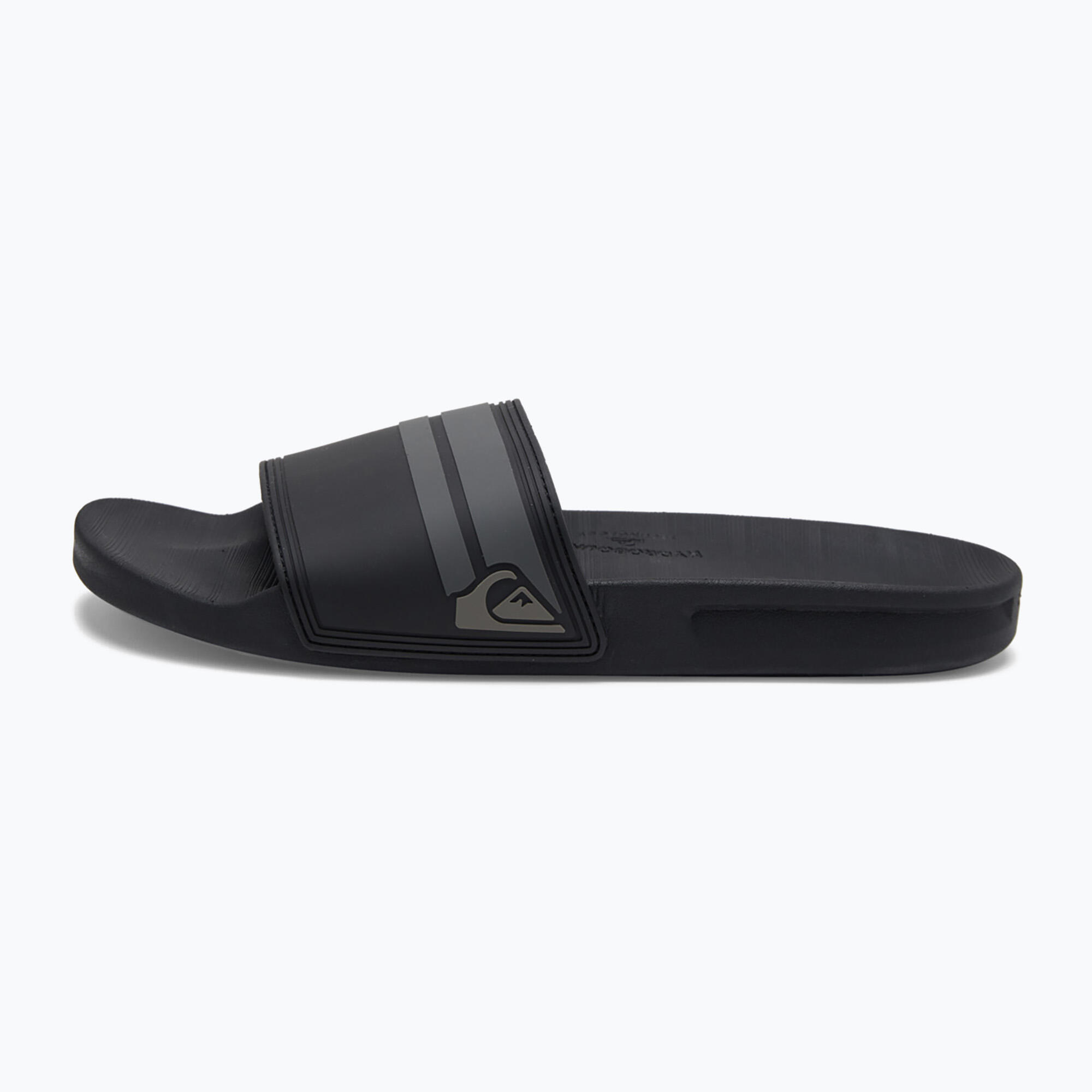 Sandálias Quiksilver Rivi Slide pretas confortáveis 3/5
