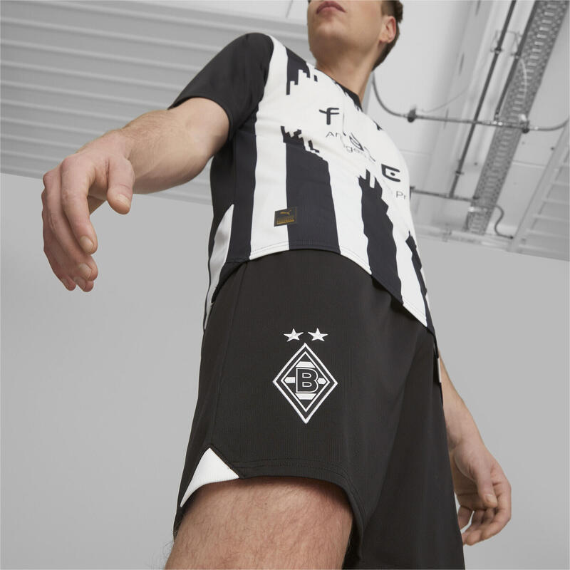 Shorts de fútbol Borussia Mönchengladbach PUMA Black White