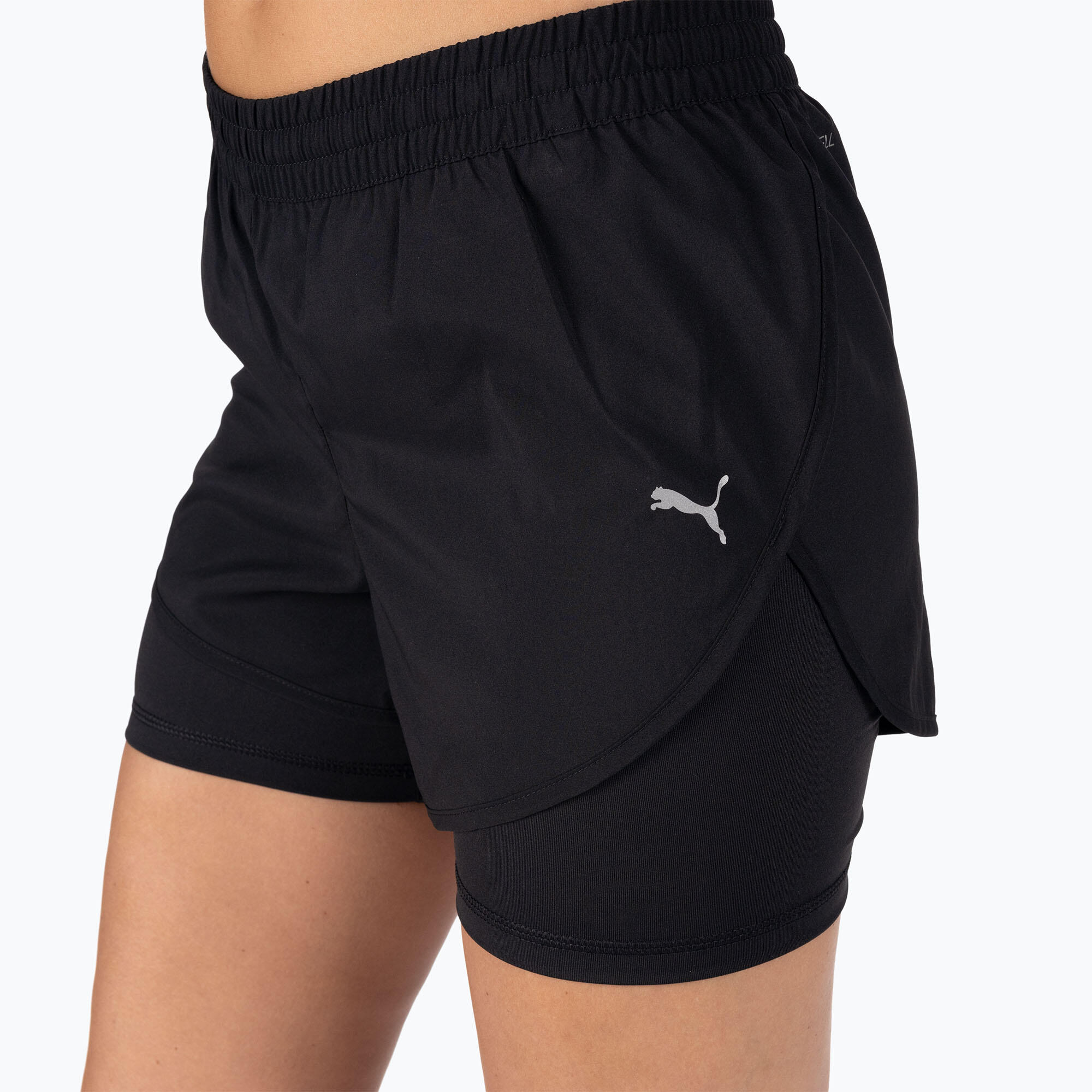 Shorts da running in tessuto 2 in 1 donna PUMA 4/6