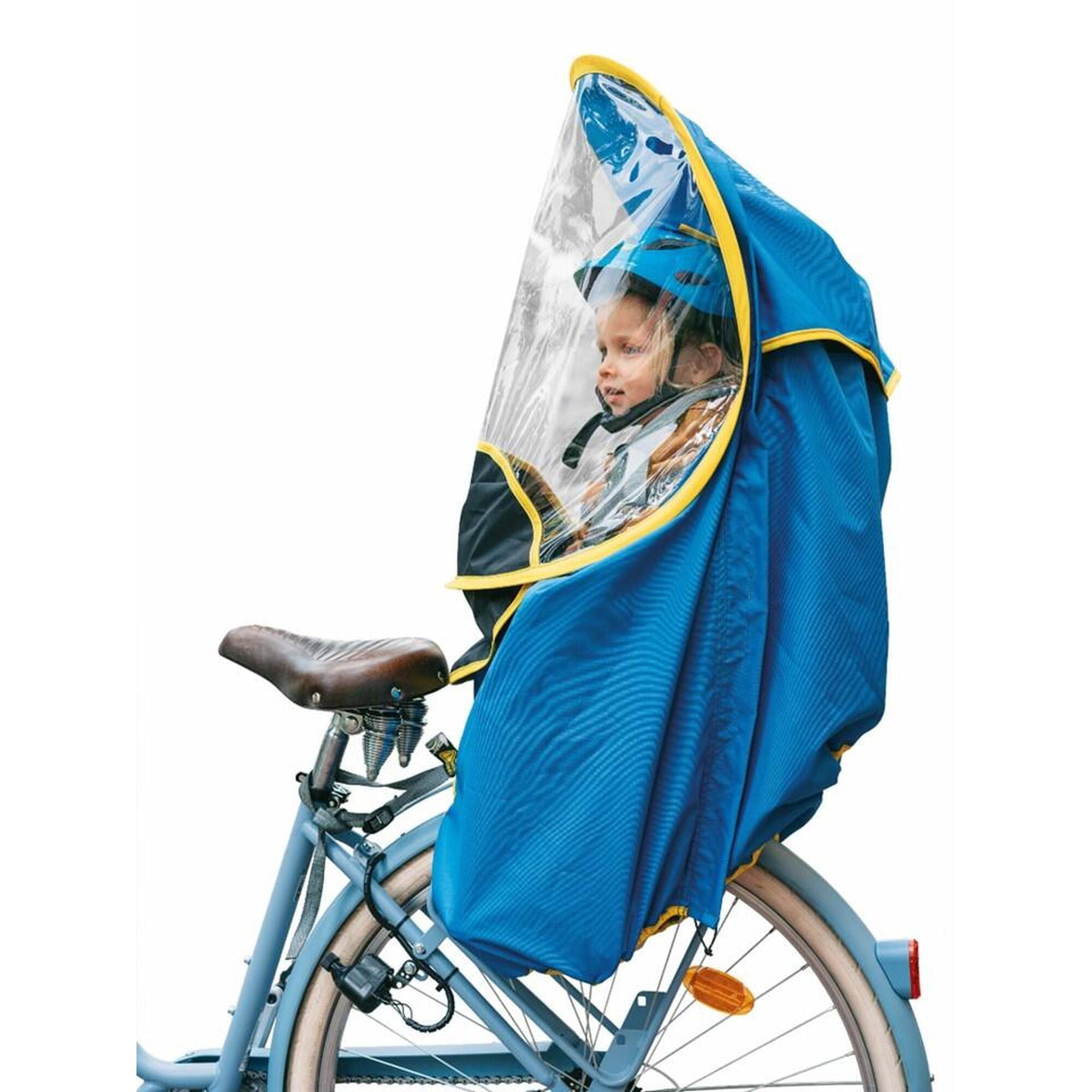 Bub-up - La Protection Pluie Enfant Pour Siège Vélo Bébé Qui Remplace Le Poncho (ou Cape) - Siège Vélo Enfant - Bleu - No Size - Decathlon