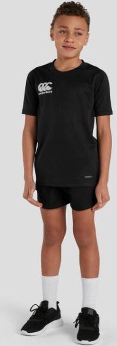 CANTERBURY Rugby Sport Shirt - Unisex Kinderen Zwart