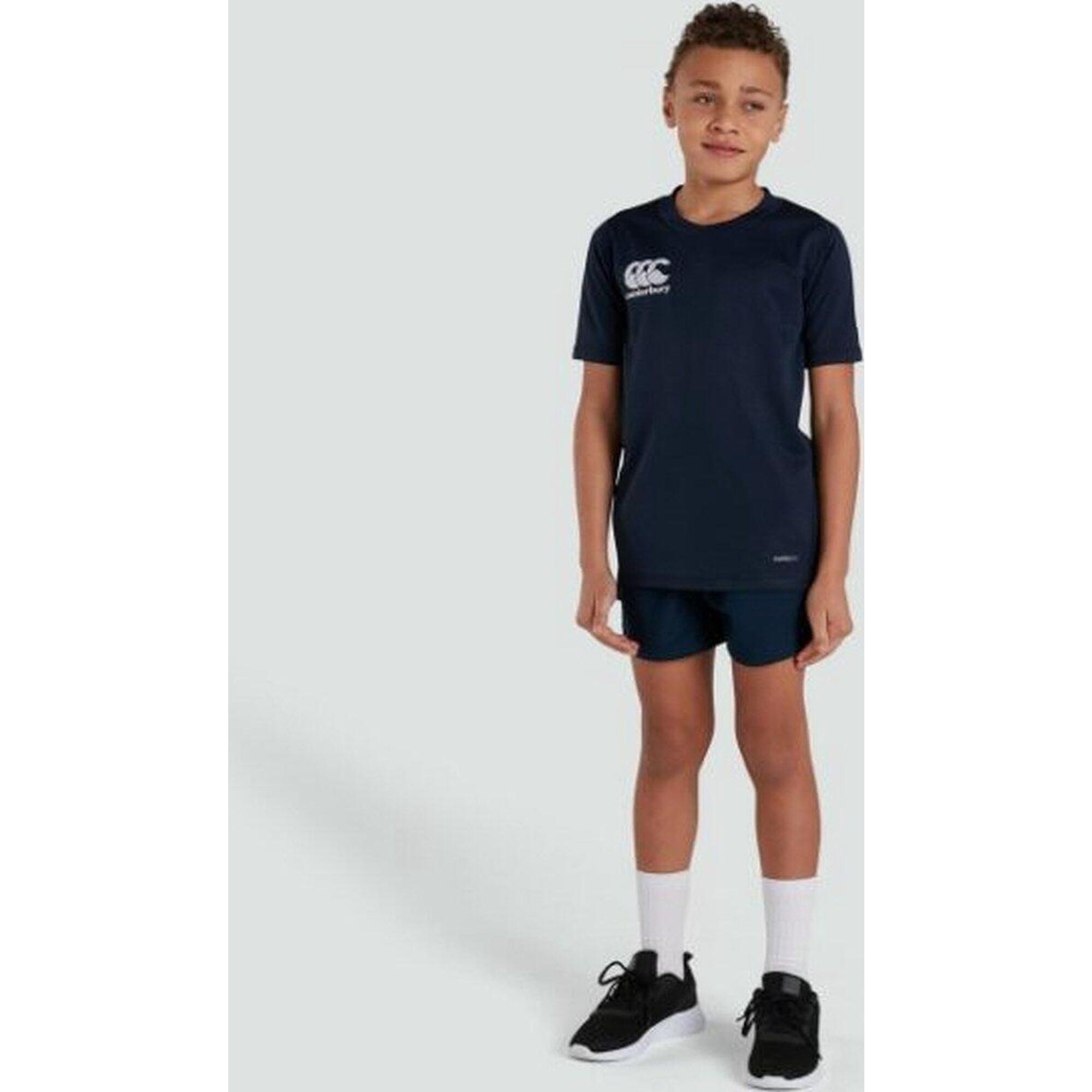 Canterbury - Maillot De Sport Rugby - Unisexe Enfants Marine - Polo Manches Courtes - Bleu -  8 À 10 Ans - Decathlon