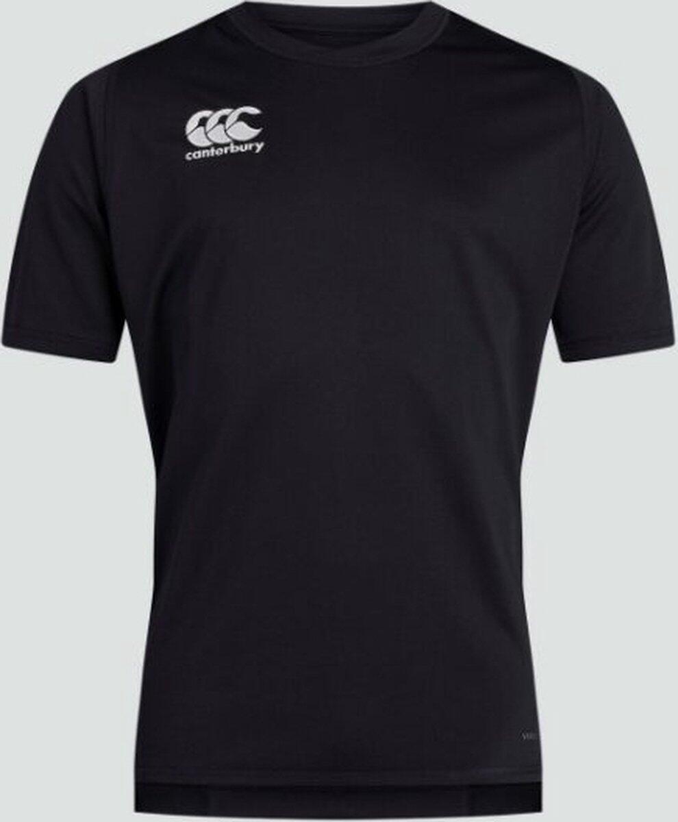 CANTERBURY Rugby Sport Shirt - Heren Volwassenen Zwart