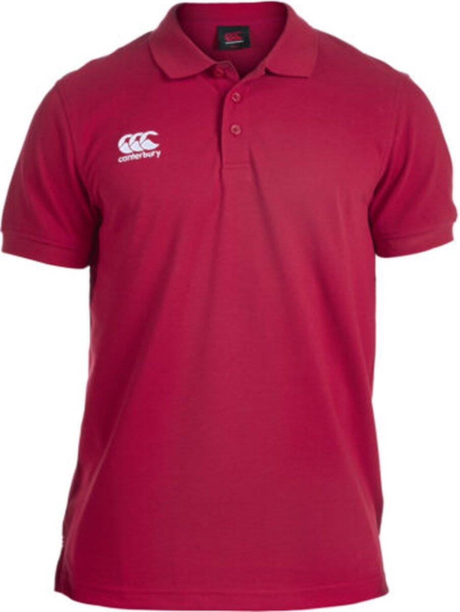 CANTERBURY Rugby Sport Polo'S - Heren Volwassenen Rood