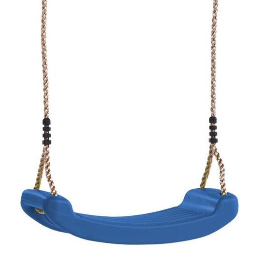 Balançoire de Jardin en Plastique pour Enfant bleu
