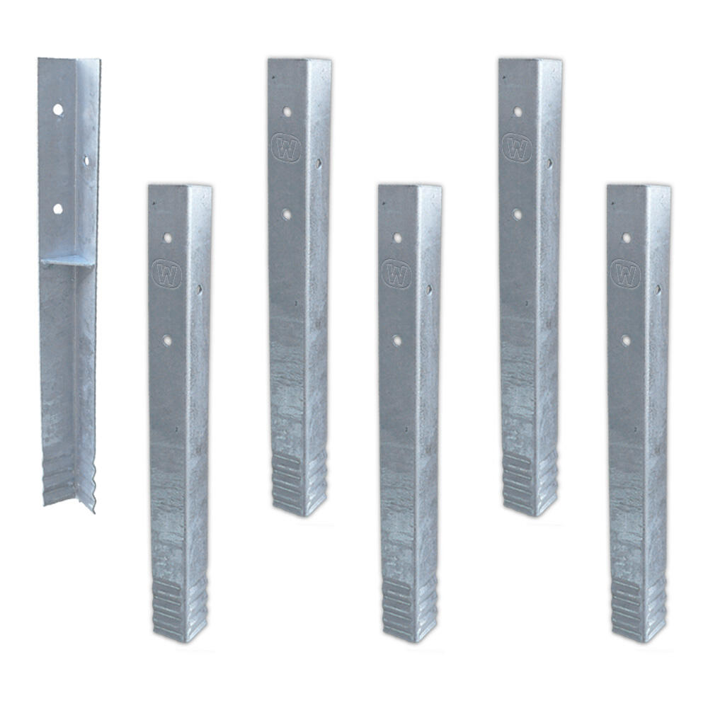 WICKEY Grondanker Grondanker Hoekankerset SolidLock 6 stuks.